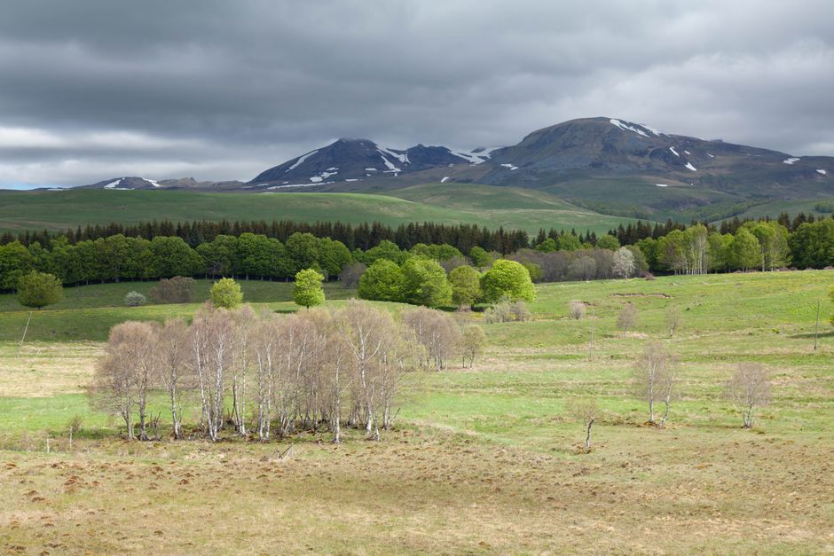 Scenic view of diverse French landscapes under different weather conditions