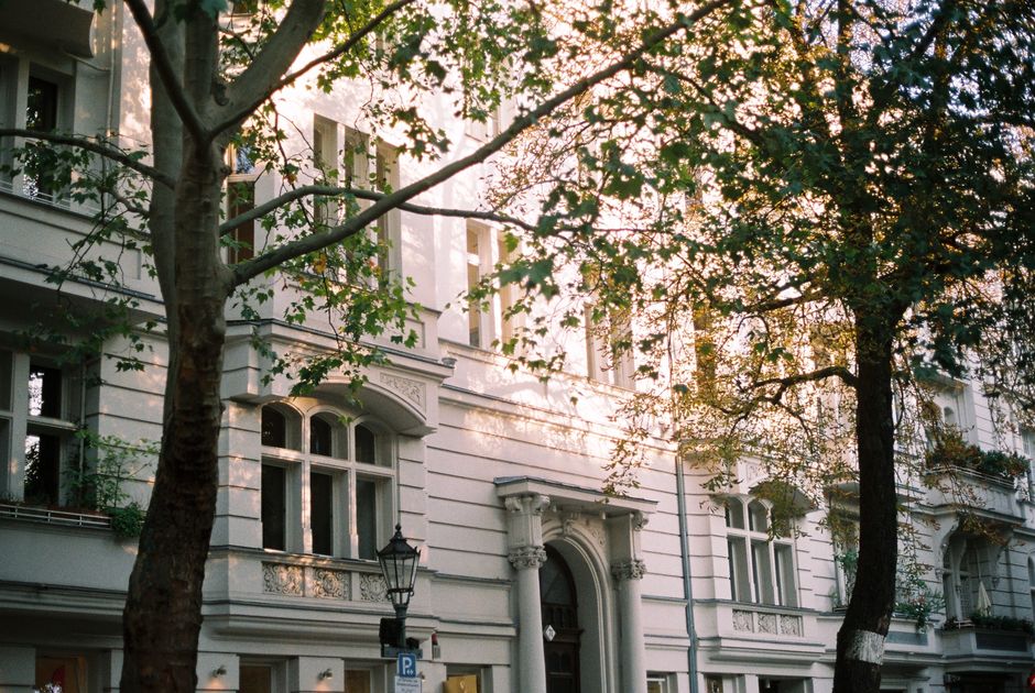 Charming traditional hotel building in a German city