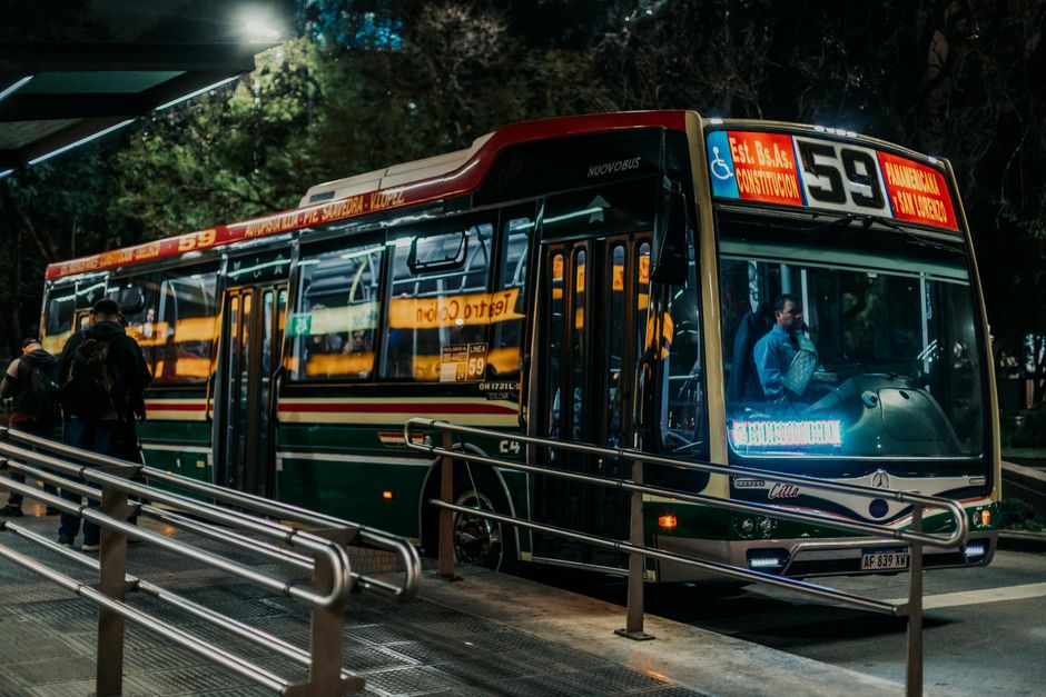 Diverse transport options for travel across Argentina, including planes, buses, and ferries