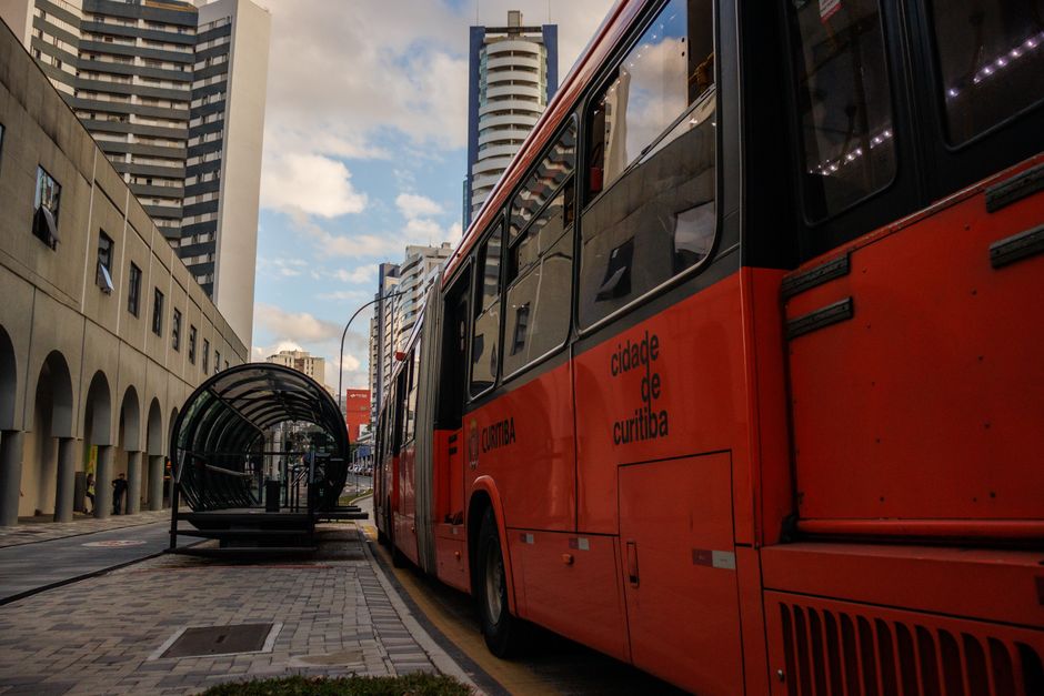 Bustling transport hub in Brazil with various modes of transit