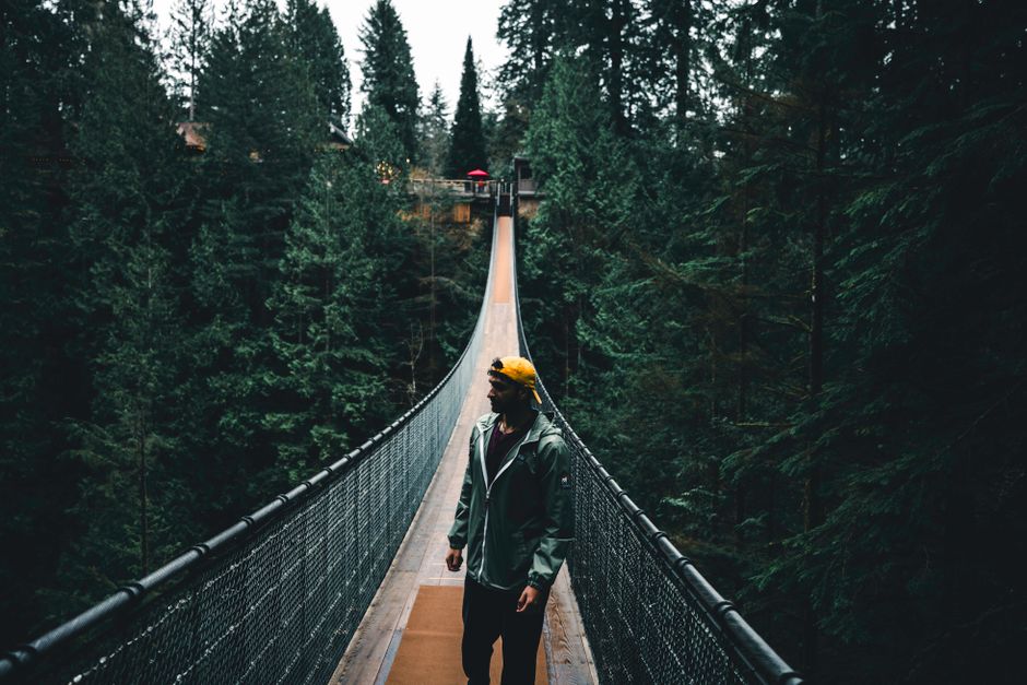Traveler activating a Canadian SIM card at a carrier store in Canada