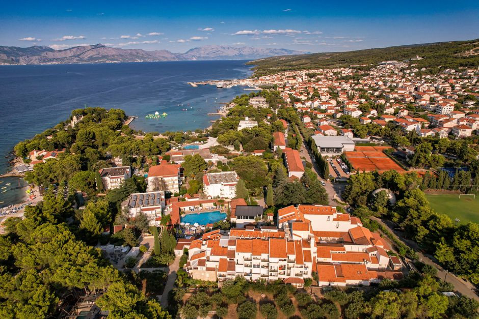 Picturesque coastal town in Croatia with various accommodation options