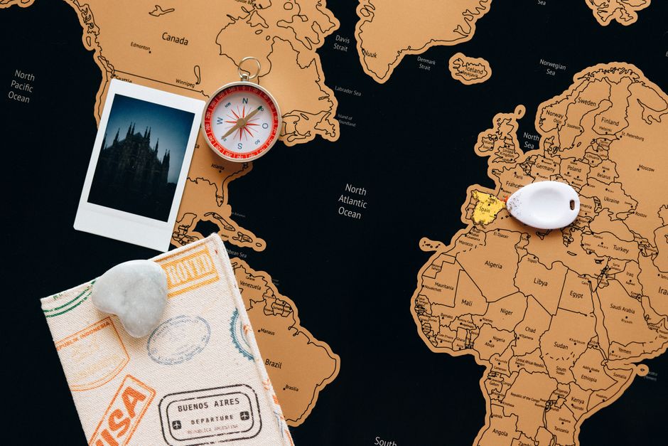 Map of Egypt with travel route highlighting major cities and attractions for itinerary planning