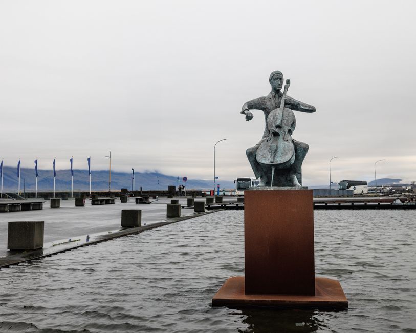 Iconic cultural landmark in Reykjavik, Iceland