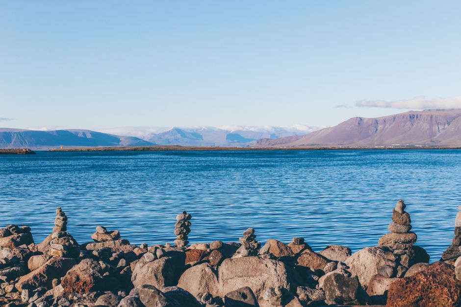 Stunning landscape of the Golden Circle in Iceland with a waterfall and mountains