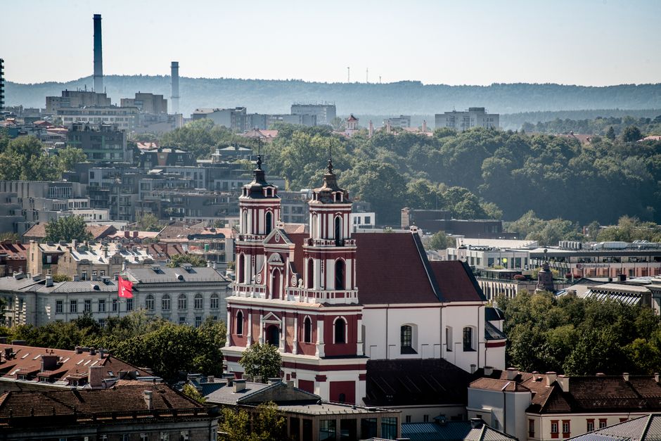 Historic Vilnius Old Town in Lithuania, symbolizing a worry-free travel experience with good insurance