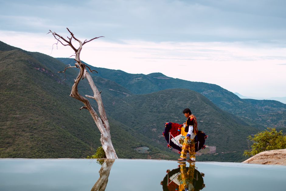 Panoramic view of diverse Mexican landscapes, showcasing different regions