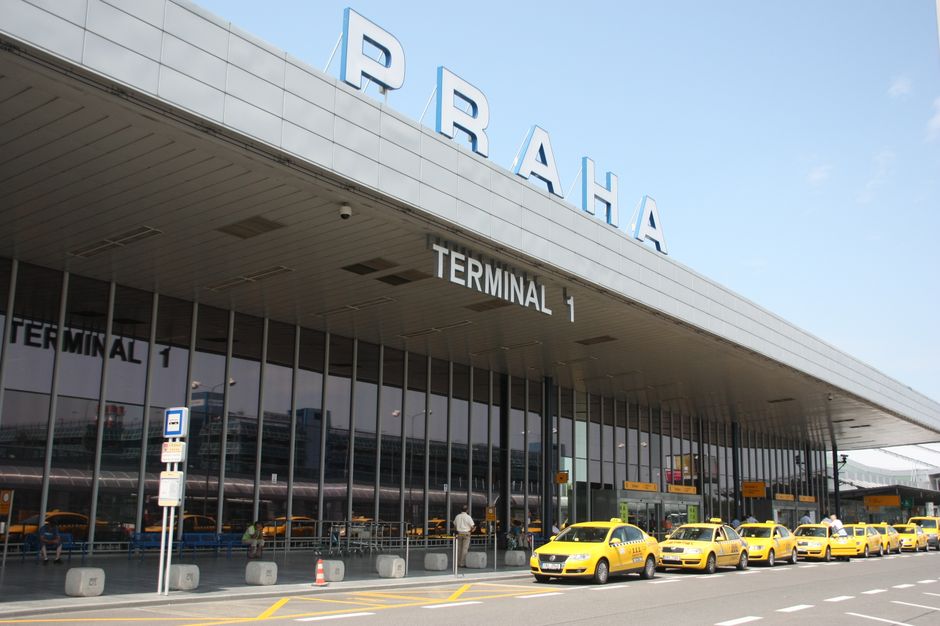 Exterior view of Chisinau International Airport in Moldova, symbolizing air travel