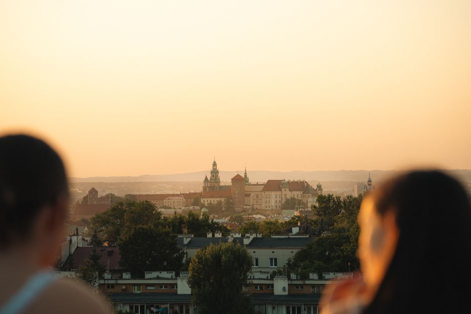 Majestic Wawel Royal Castle in Krakow, Poland, under a clear sky
