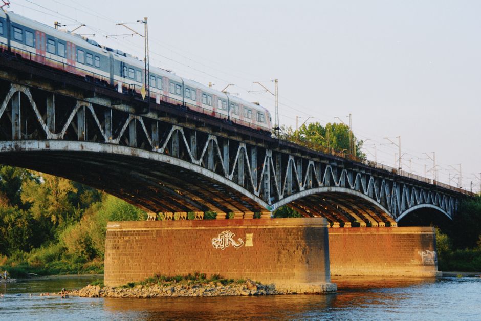 High-speed Soko voz train arriving at a modern station in Serbia