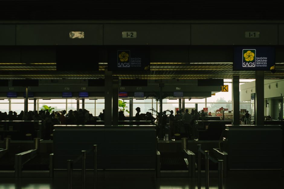 Traveler picking up a rental car at Suvarnabhumi Airport in Thailand