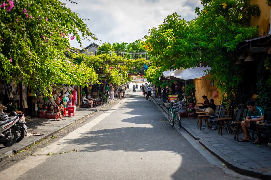 Charming traditional homestay in Hoi An, Vietnam with lush greenery