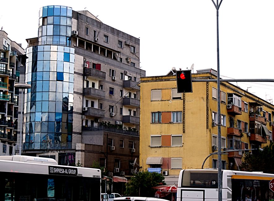 Exterior view of Tirana International Airport Nënë Tereza, Albania