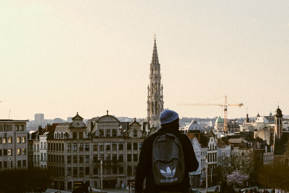 Grand Place in Brussels, Belgium, bustling with cultural activity and historic architecture