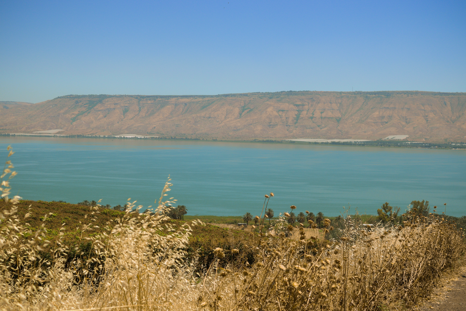 Sunny landscape of Israel with clear blue skies, showcasing beautiful weather