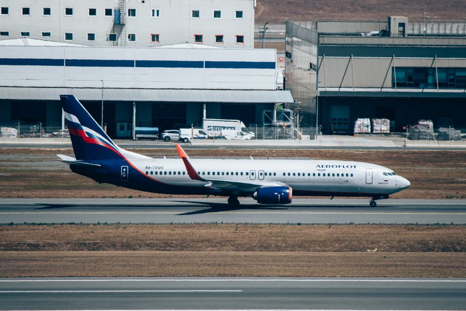 Official taxi waiting at Skopje International Airport in North Macedonia