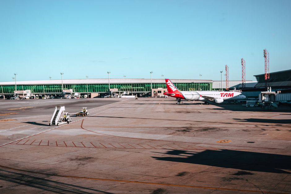 Modern airport terminal at José Martí International Airport Havana Cuba