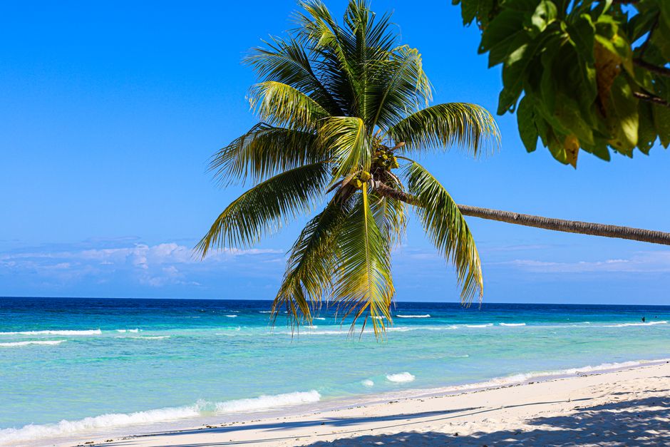 Beautiful scenic landscape of Jamaica with lush greenery and distant mountains