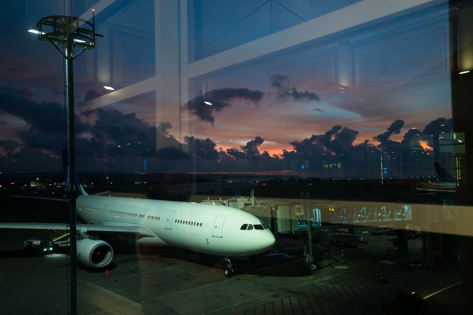 Exterior view of Tocumen International Airport in Panama City, Panama