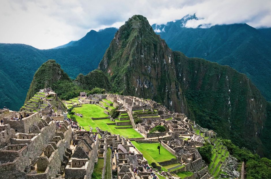 Panoramic view of Machu Picchu in Peru, symbolizing travel and adventure budget