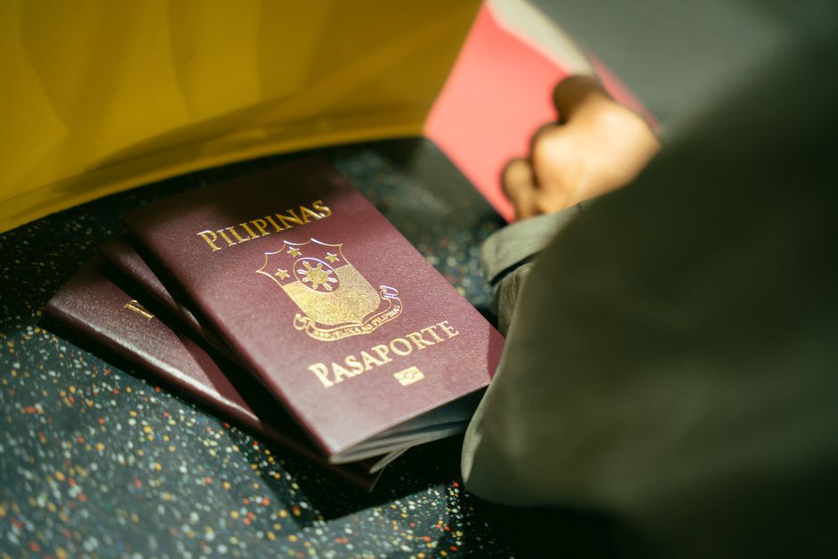 Traveler looking at a map in a safe area of the Philippines