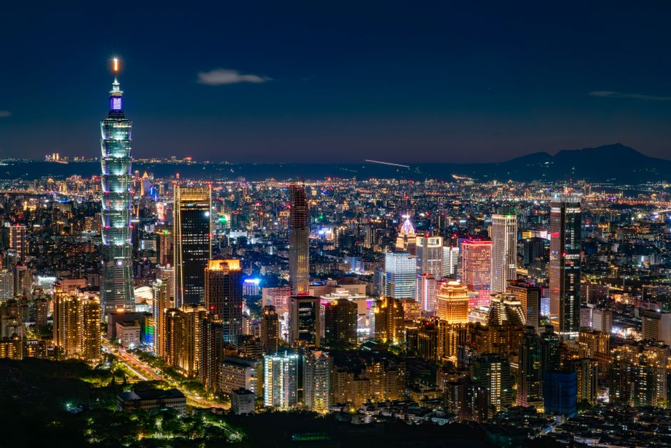 Taipei 101 and city skyline in Taiwan, symbolizing a safe and well-planned trip with travel insurance